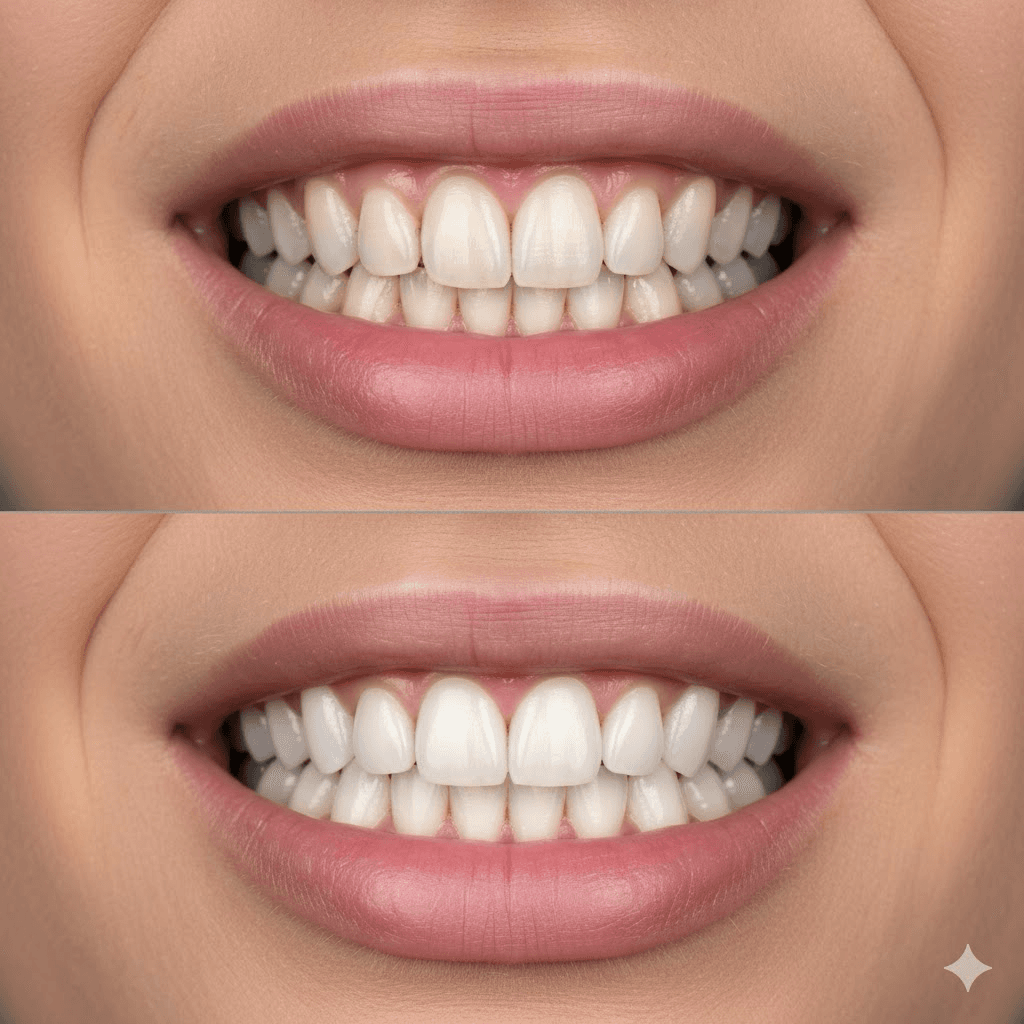 Full Smile Makeover - Before and after transformation